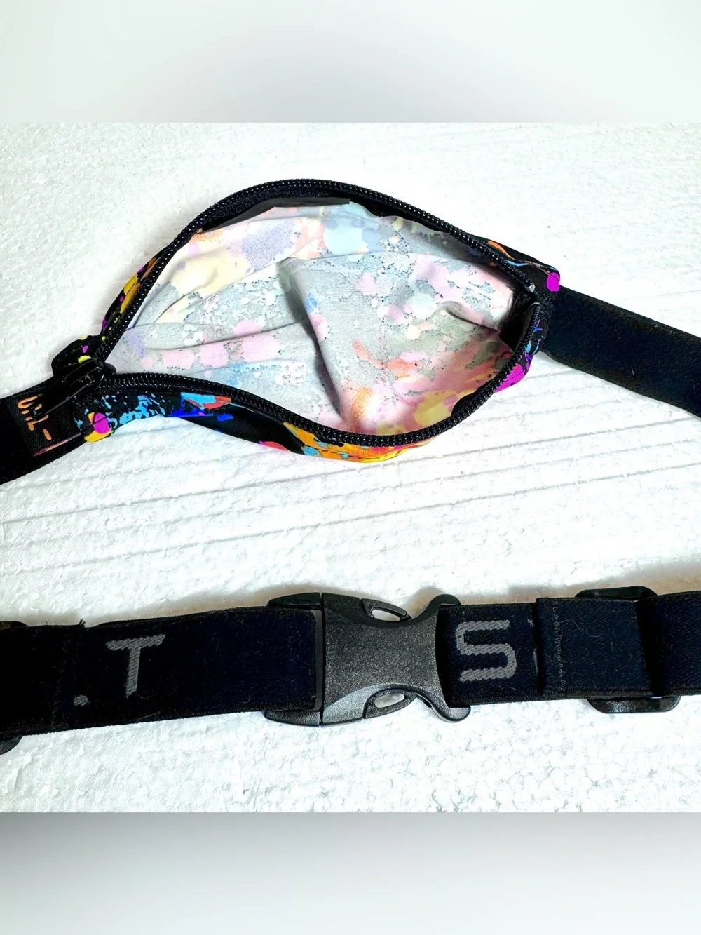 SpiBelt Rave Fabric Zipper Pocket Splash Fanny Pack Multicolor Unisex Versatile